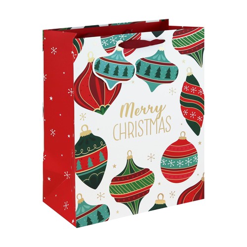 Baubles Christmas Medium Gift Bag
