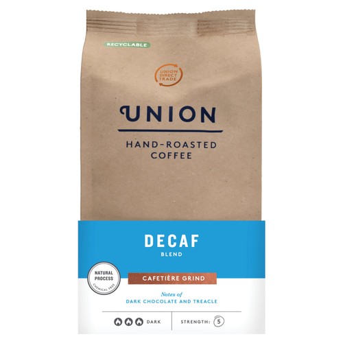 Union Decaf Cafetiere Grind