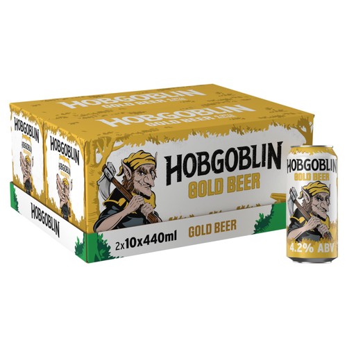Hobgoblin Gold Ale Beer Cans 