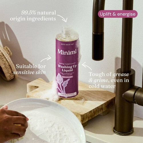 Miniml Washing Up Liquid Rhubarb And Lemon