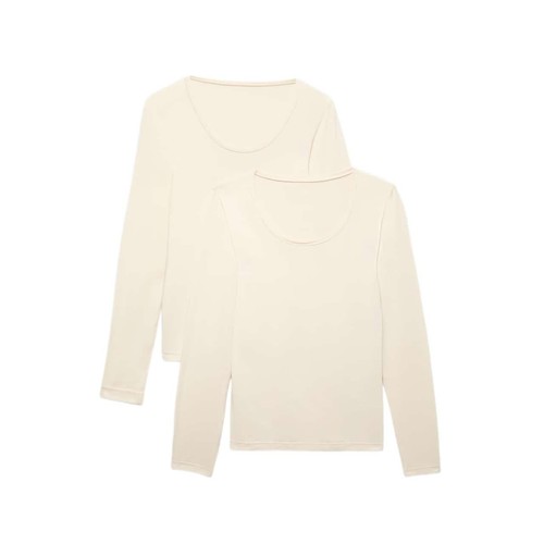 M&S HeatGen Long Sleeve Top XL Light Cream
