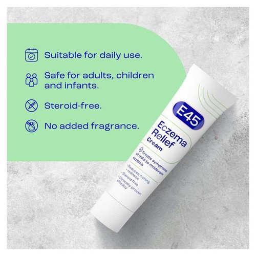 E45 Eczema Relief Cream to Repair Skin Barrier & Soothe Very Dry Skin