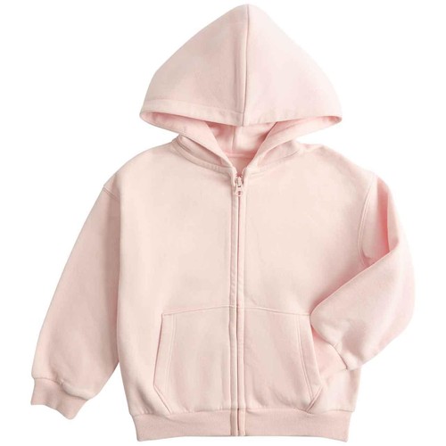 M&S Cotton Rich Zip Hoodie, 4-5 Years, Light Pink