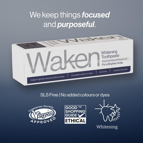 Waken Whitening Toothpaste PepperMint