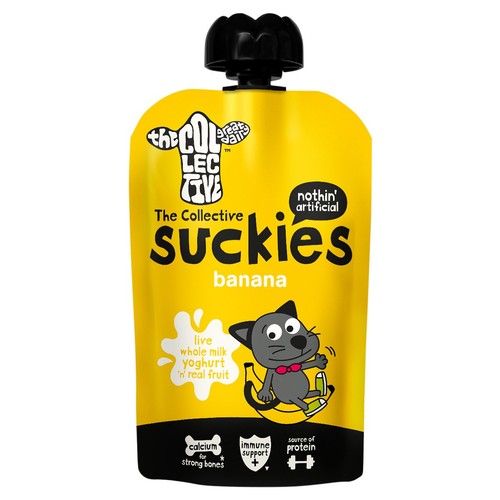 The Collective Suckies Banana Yoghurt, 90g The Collective Suckies Banana Yoghurt, 90g