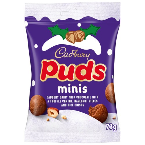 Cadbury Puds Minis Milk Chocolate