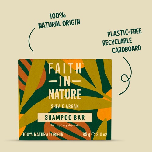 Faith in Nature Shea & Argan Shampoo Bar