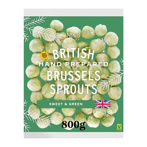 M&S Prepared Brussels Sprouts