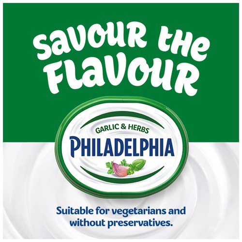 Philadelphia Garlic & Herbs Soft Cream Cheese