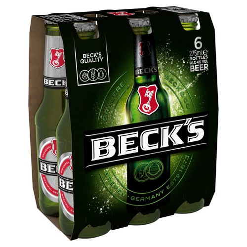 Becks German Lager Beer Bottles