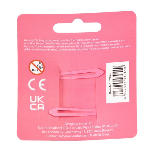 Rex London Glitter Hair Clips Rainbow