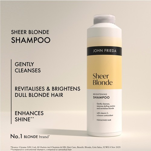 John Frieda Sheer Blonde Brightening Shampoo