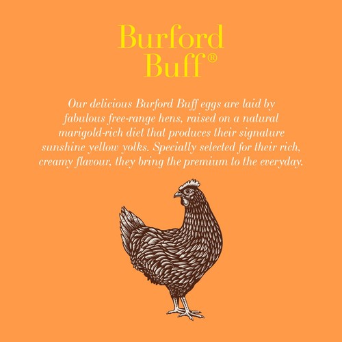 Clarence Court Burford Buff 10 Medium Free Range Eggs