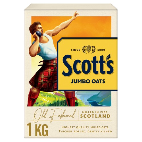 Scott’s Porage Old Fashioned Porridge Cereal Oats, 1kg Scott’s Porage Old Fashioned Porridge Cereal Oats, 1kg