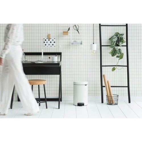 Brabantia NewIcon Pedal Bin 12 Litre White