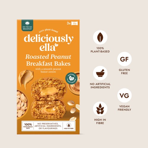 Deliciously Ella Peanut Butter Breakfast Bakes