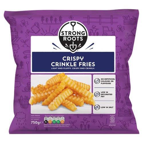 Strong Roots Crispy Crinkle Fries