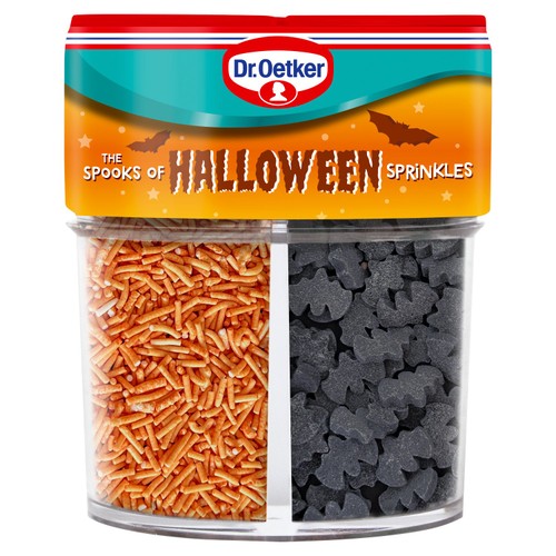 Dr. Oetker Halloween Orange & Black 4 Cell Sprinkles
