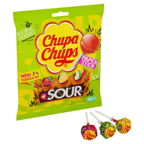 Chupa Chups Sour 10 Bag