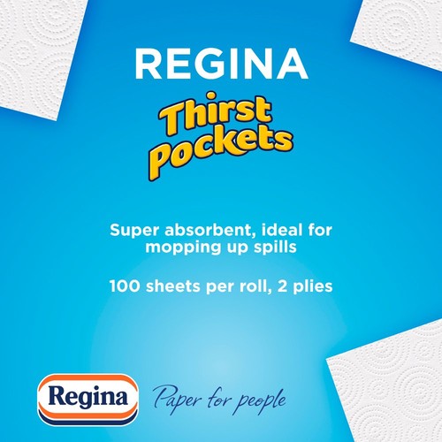 Regina Thirst Pockets Kitchen Roll