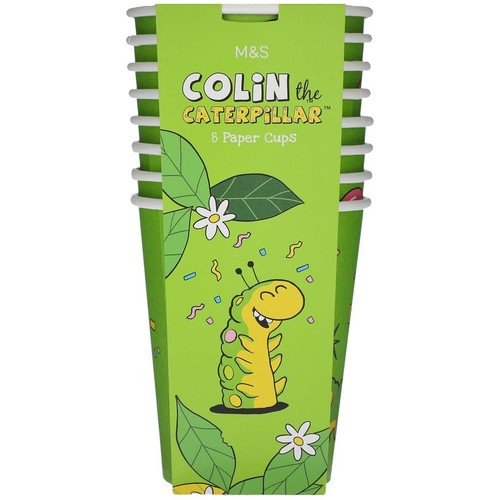 M&S Colin the Caterpillar Party Cups