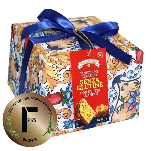 Valentino Traditional Gluten Free Panettone Hand-wrapped
