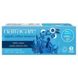 Natracare 16 Super Organic Cotton Tampons with Applicator