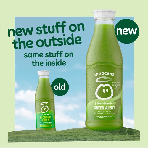 innocent Plus Green Alert Apple & Pear Juice with Vitamins
