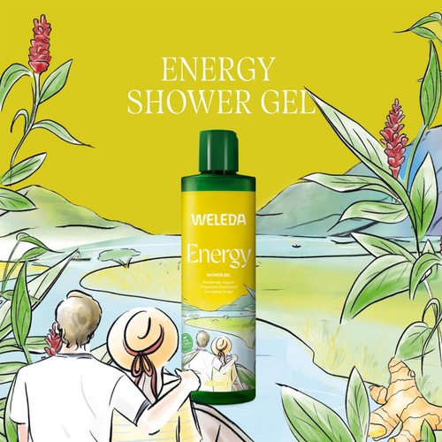 Weleda Ginger Energy Shower Gel Certified Natural