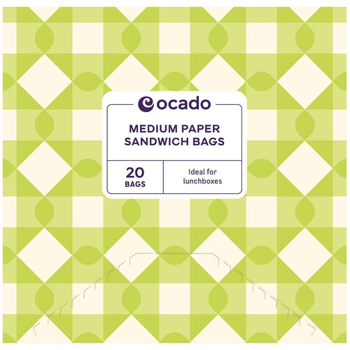 Ocado Medium Paper Sandwich Bags