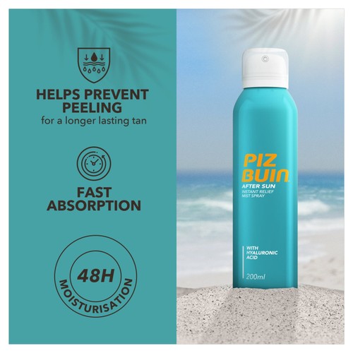 Piz Buin After Sun Instant Relief Mist With Hyaluronic Acid