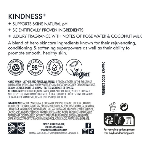 Baylis & Harding Kindness+ Plant Collagen Age Defy Hand Wash