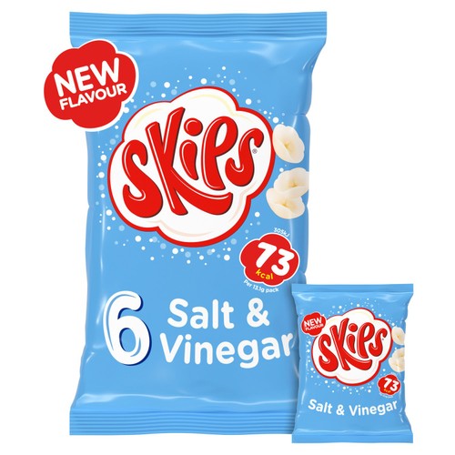 Skips Salt & Vinegar Multipack Crisps
