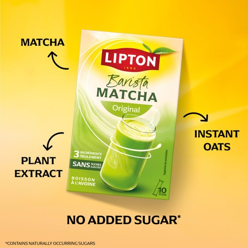 Lipton Barista Original Oat Matcha Latte Sachets