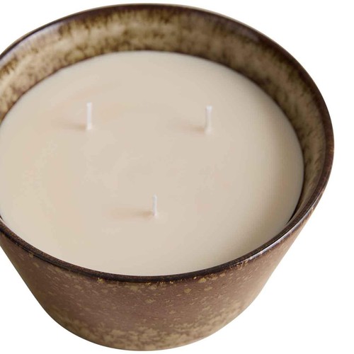 M&S Coffee House 3 Wick Candle, Brown