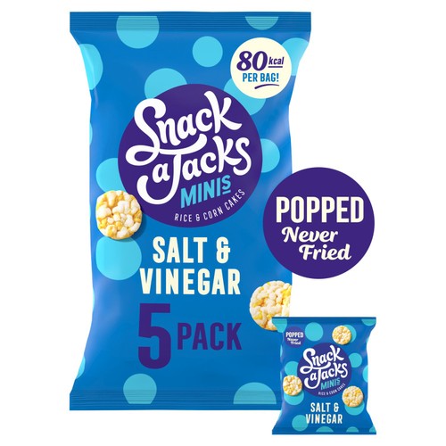 Snack a Jacks Salt & Vinegar Rice Cakes Snack a Jacks Salt & Vinegar Rice Cakes