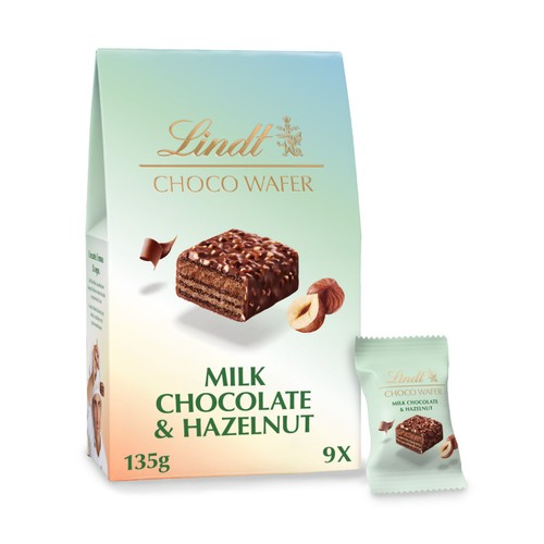 Lindt Choc Wafer Milk Chocolate & Hazelnut Sharing Box