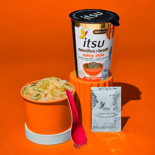 itsu satay style instant noodles & broth pot - Ocado