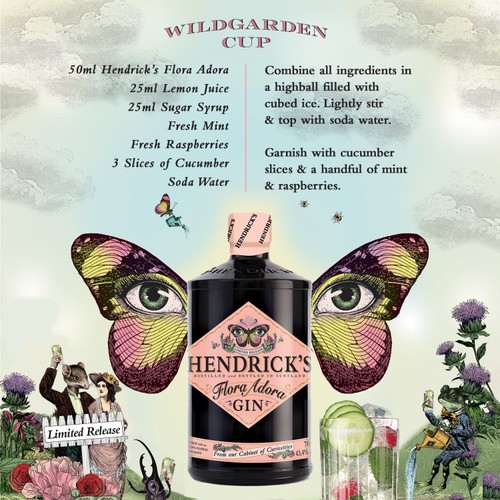 Hendrick's Limited Edition Flora Adora Gin