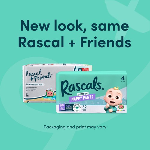 Rascals CoComelon Nappy Pants, Size 7 (17+kg)