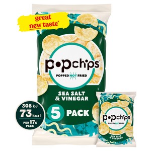 Popchips Sea Salt & Vinegar Multipack Crisps
