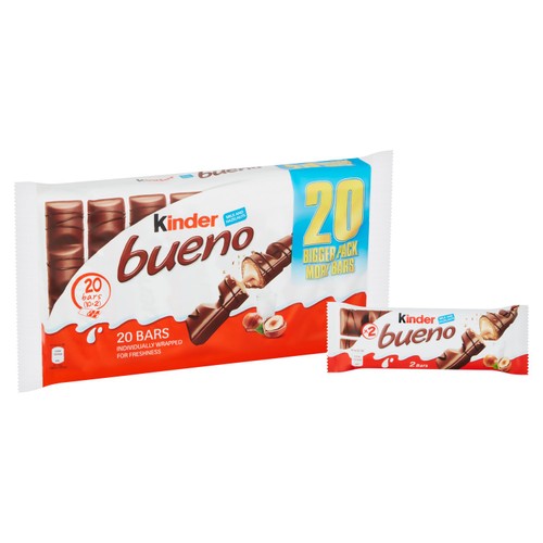 Kinder Bueno Milk Chocolate & Hazelnut Bars Multipack