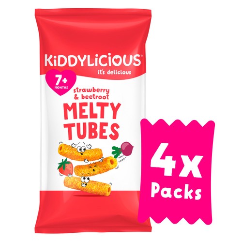 Kiddylicious Melty Tubes Strawberry & Beetroot