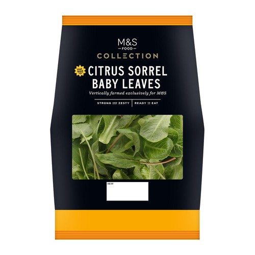 M&S Collection Citrus Sorrel Baby Leaves