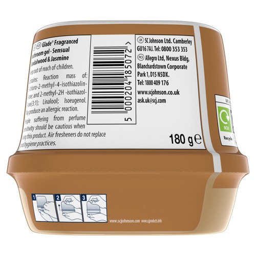 Glade Bathroom Gel Sensual Sandalwood & Jasmine