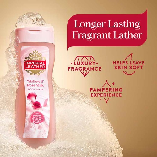 Imperial Leather Mallow and Rose Milk Shower Gel