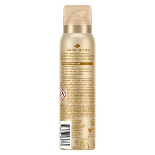 Dove DermaSpa Summer Revived Fair to Medium Gradual Self-Tan Body Mousse