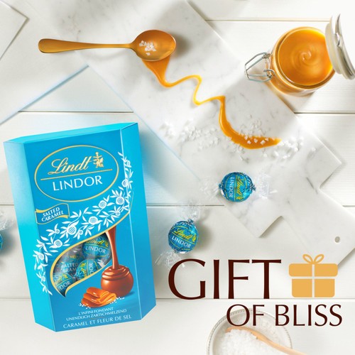 Lindt Lindor Salted Caramel Chocolate Truffles Box
