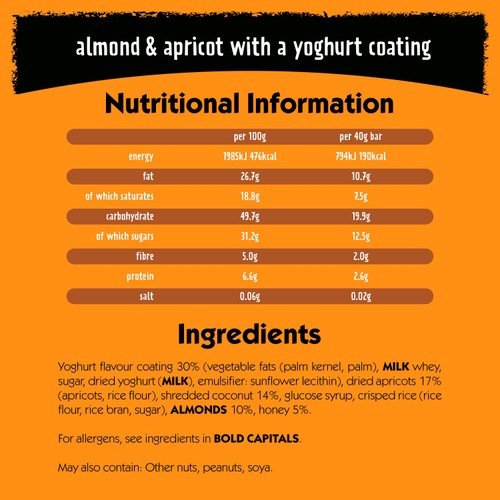 Eat Natural Almond & Apricot Yoghurt Coated Bars