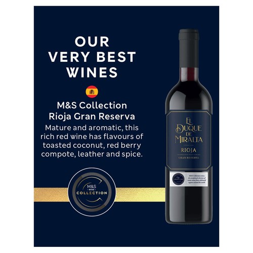 M&S Collection Rioja Gran Reserva El Duque de Miralta